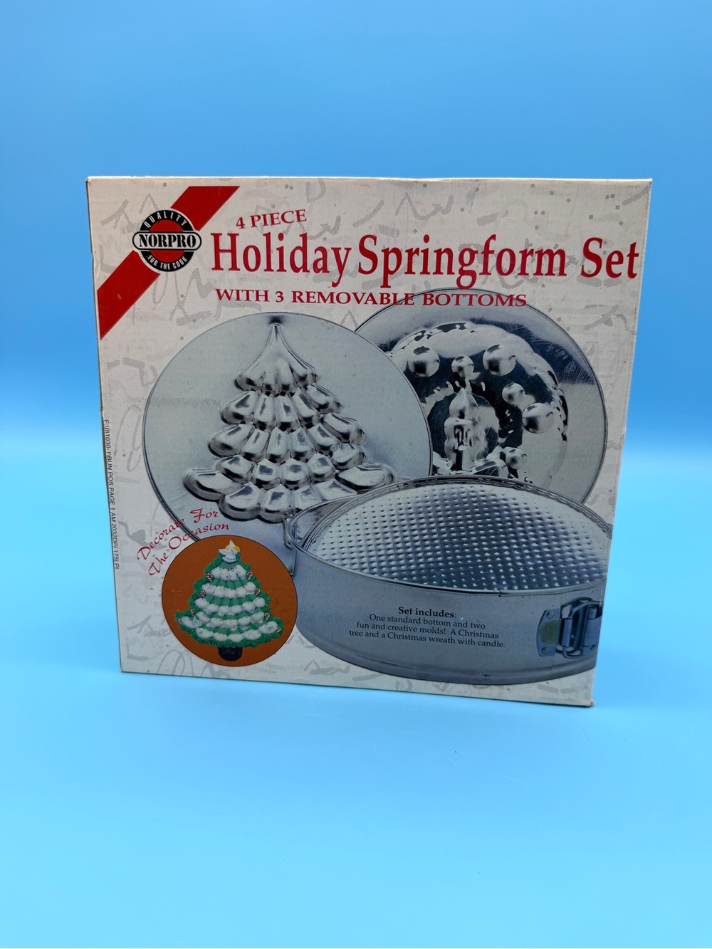 Silver Holiday Springform Set - 4 Piece